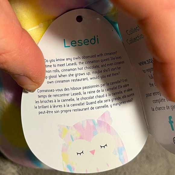 ✨Lesedi✨ the Owl 8” Squishmallow BNWT - Picture 3 of 3